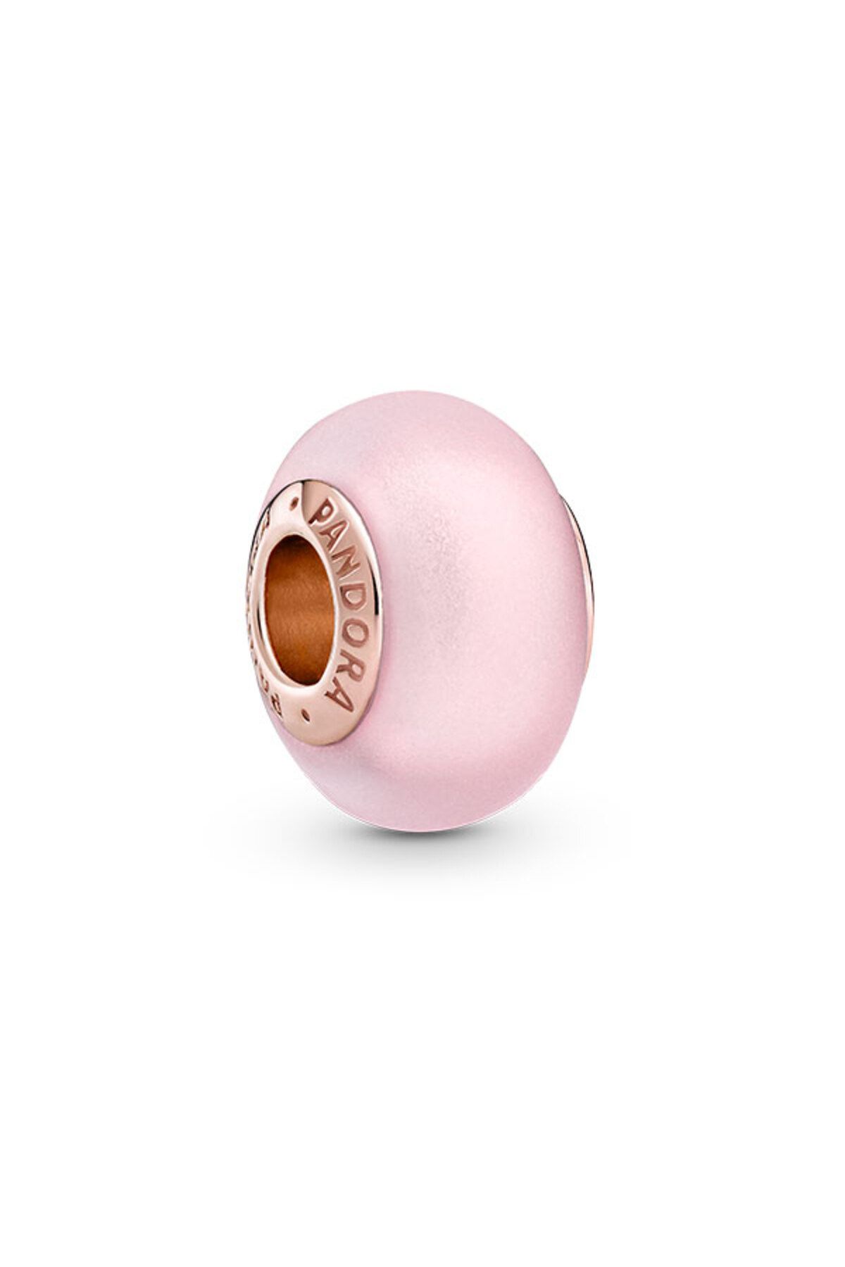 Pandora Mat Pembe Murano Cam Charm