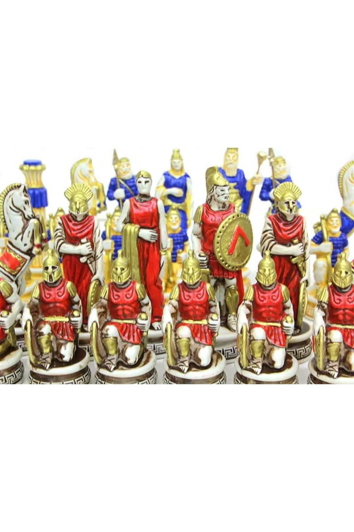 Patriamar-Oversized Polyester Sparta Persian Chess Set 3