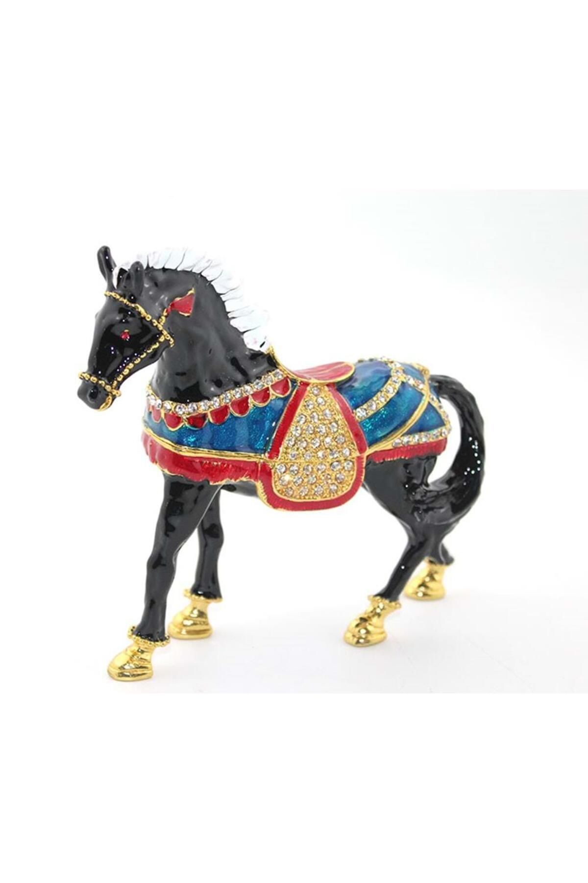 BAZAARİO Taşlı Tekli At Figürü