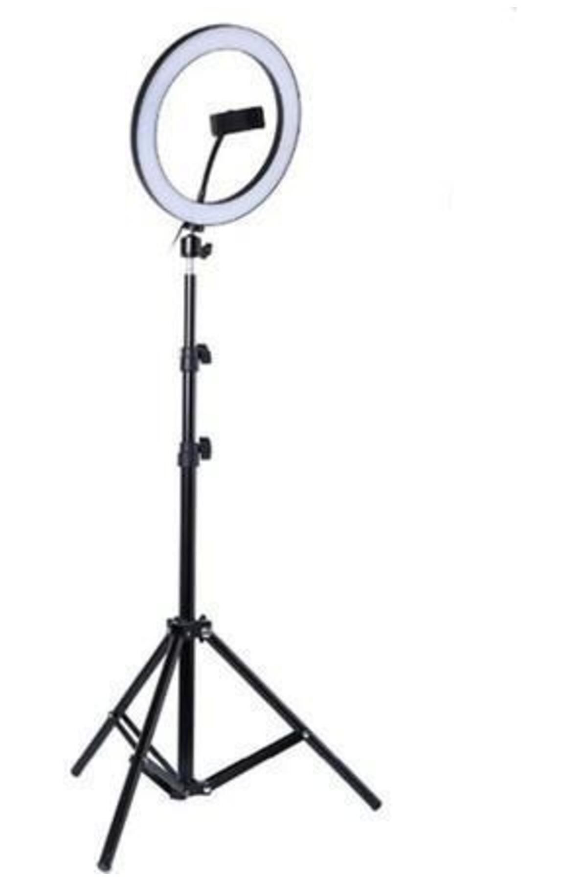 Serero Selfie Led Işık 10Inç Youtube,Makyaj,Kuaför 26Cm-2M Stand