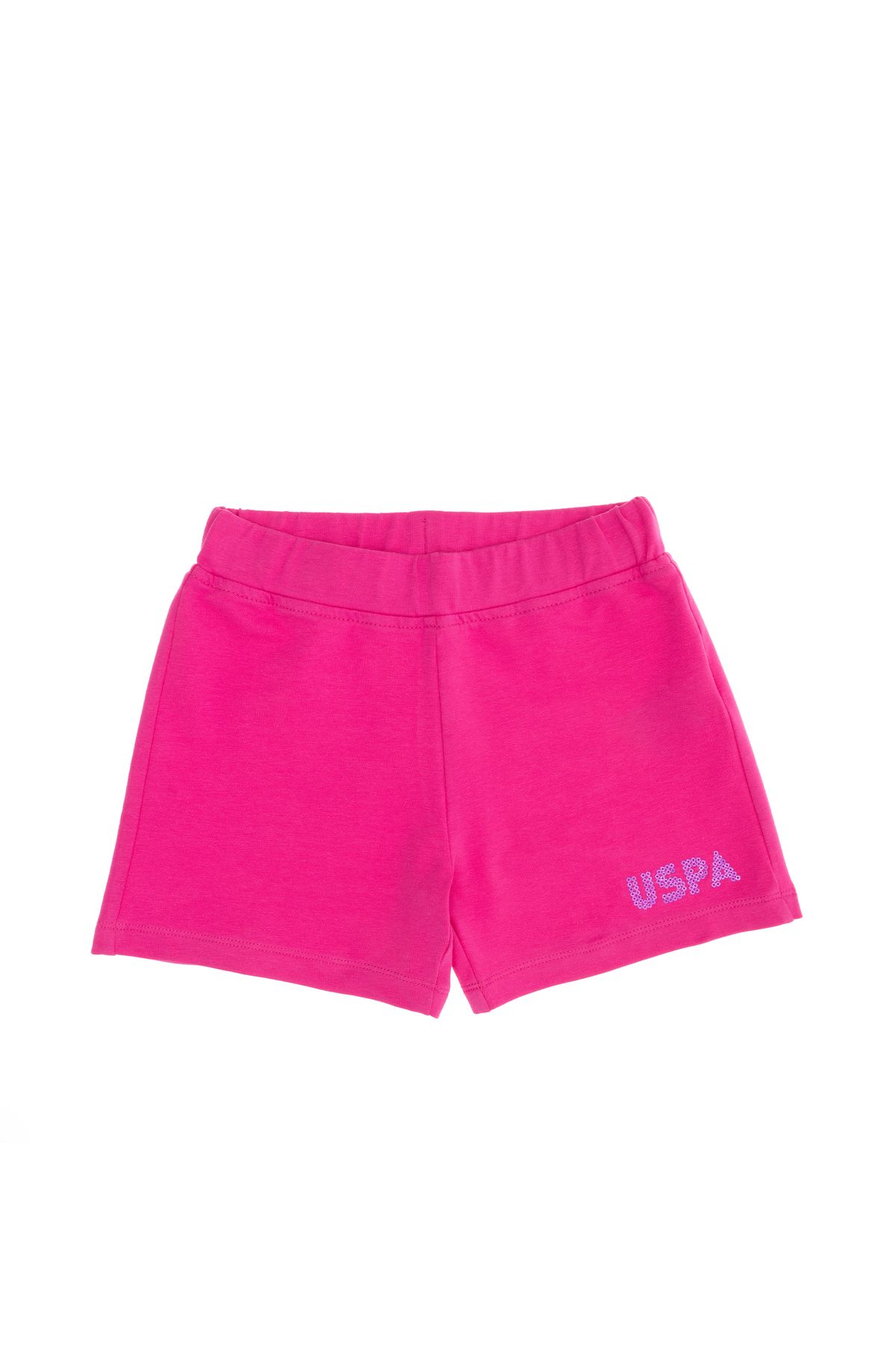 U.S. Polo Assn.-Kids Fuchsia Knitted Shorts 50265400 -Vr023 1