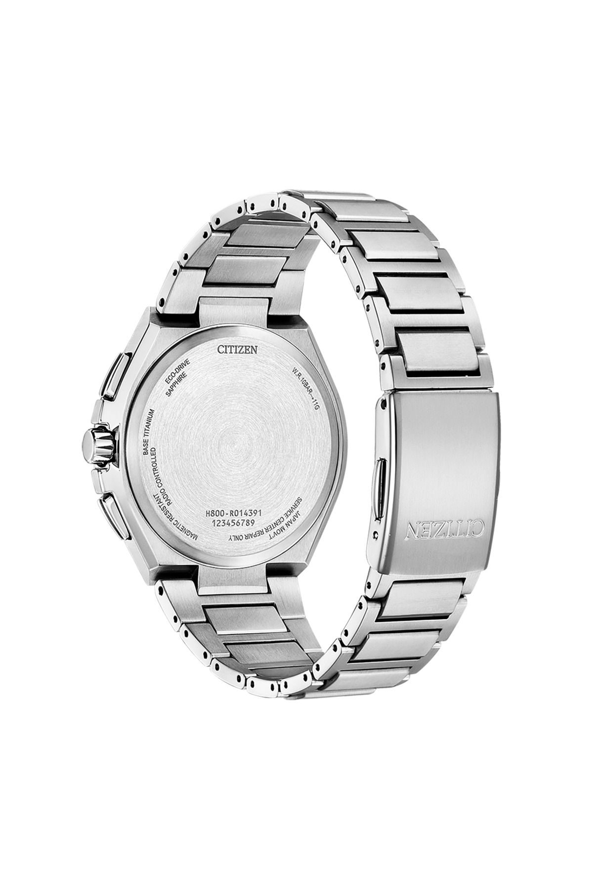 Citizen-جهاز التحكم بالراديو من التيتانيوم Eco-drive At8234-85l 4