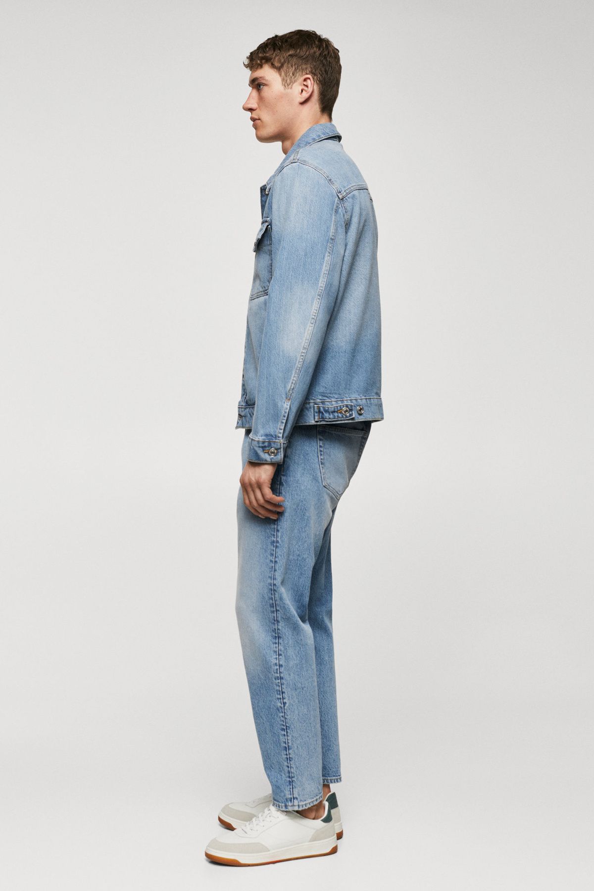 MANGO Man-Džínové kalhoty Overshirt 6