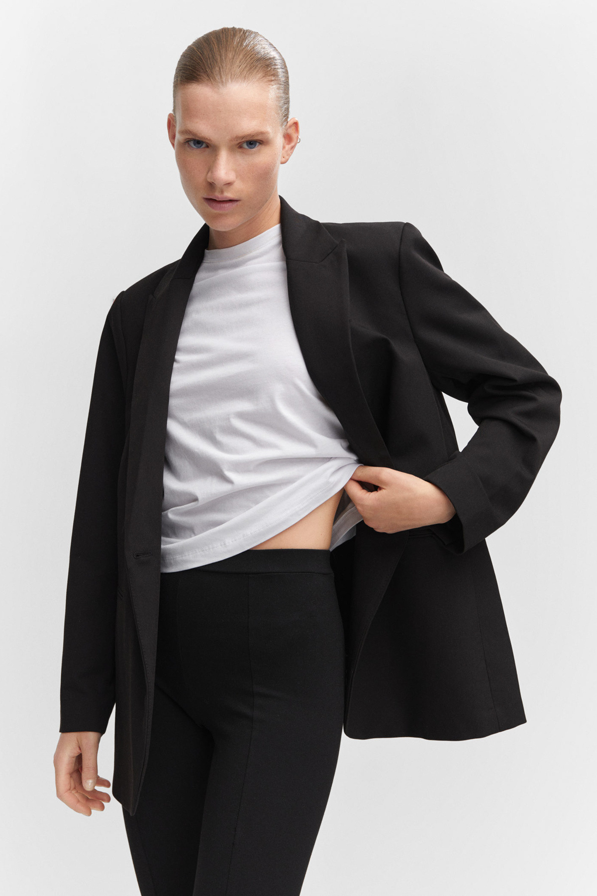 MANGO-Fuseau Legging with Seams 5