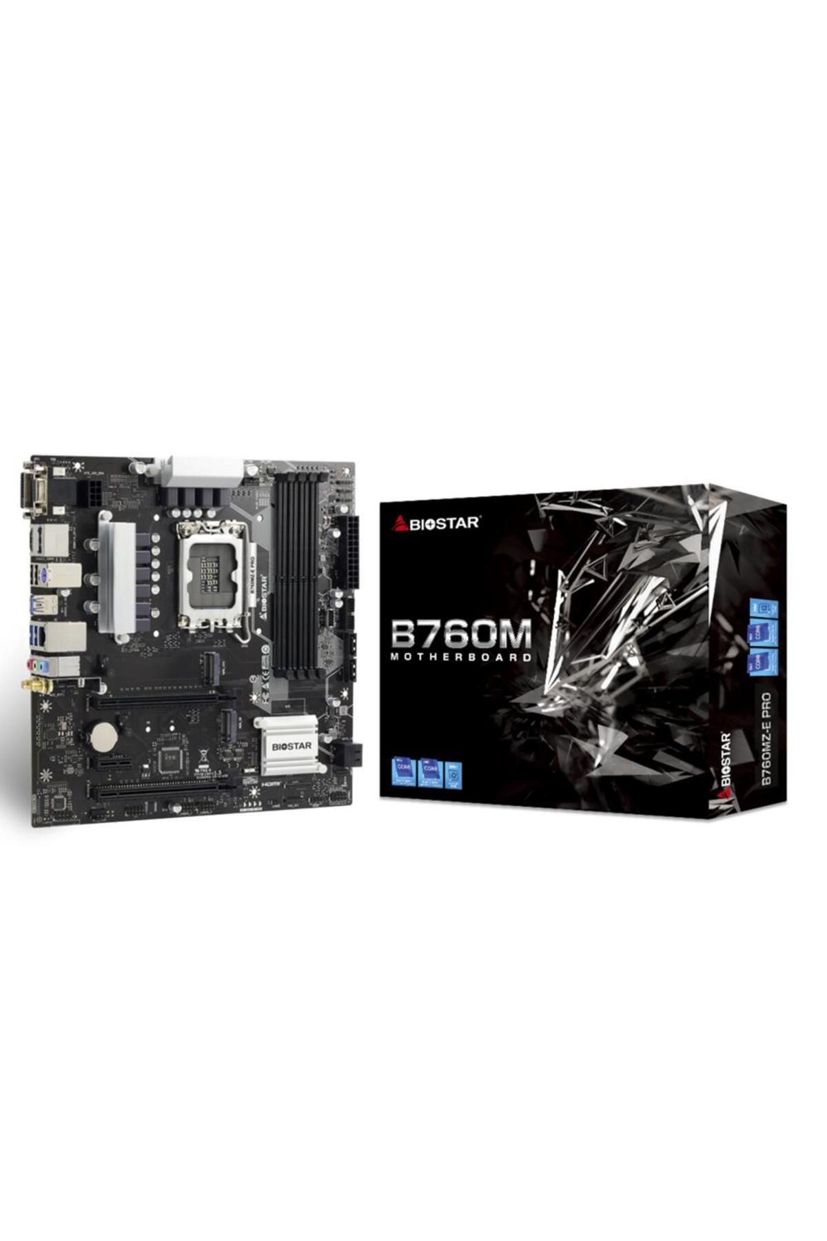 Biostar-B760Mz-E Pro Ddr5 6000Mhz - Lga1700 Micro Atx Motherboard 1