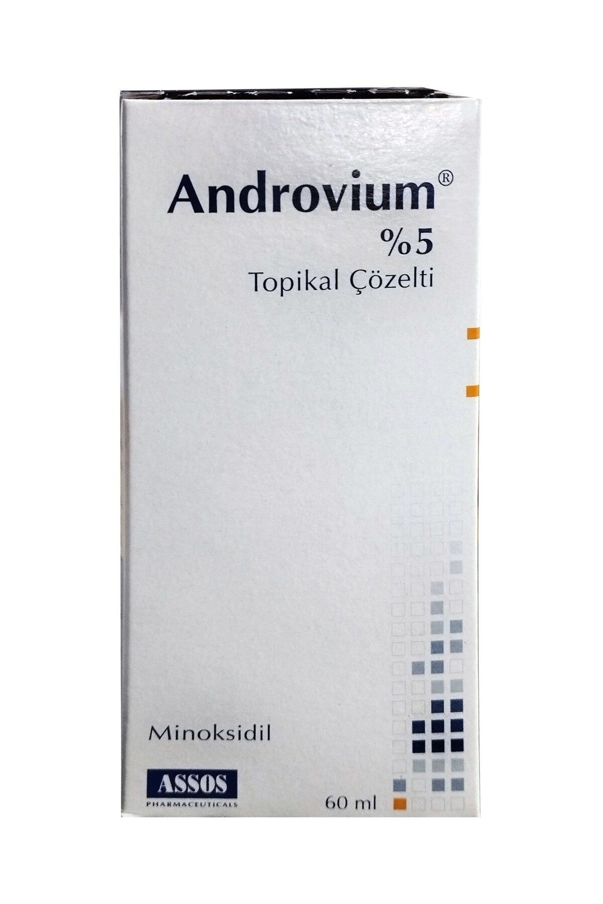 محلول موضعی 5% Assos Androvium 60ml Assos İlaç