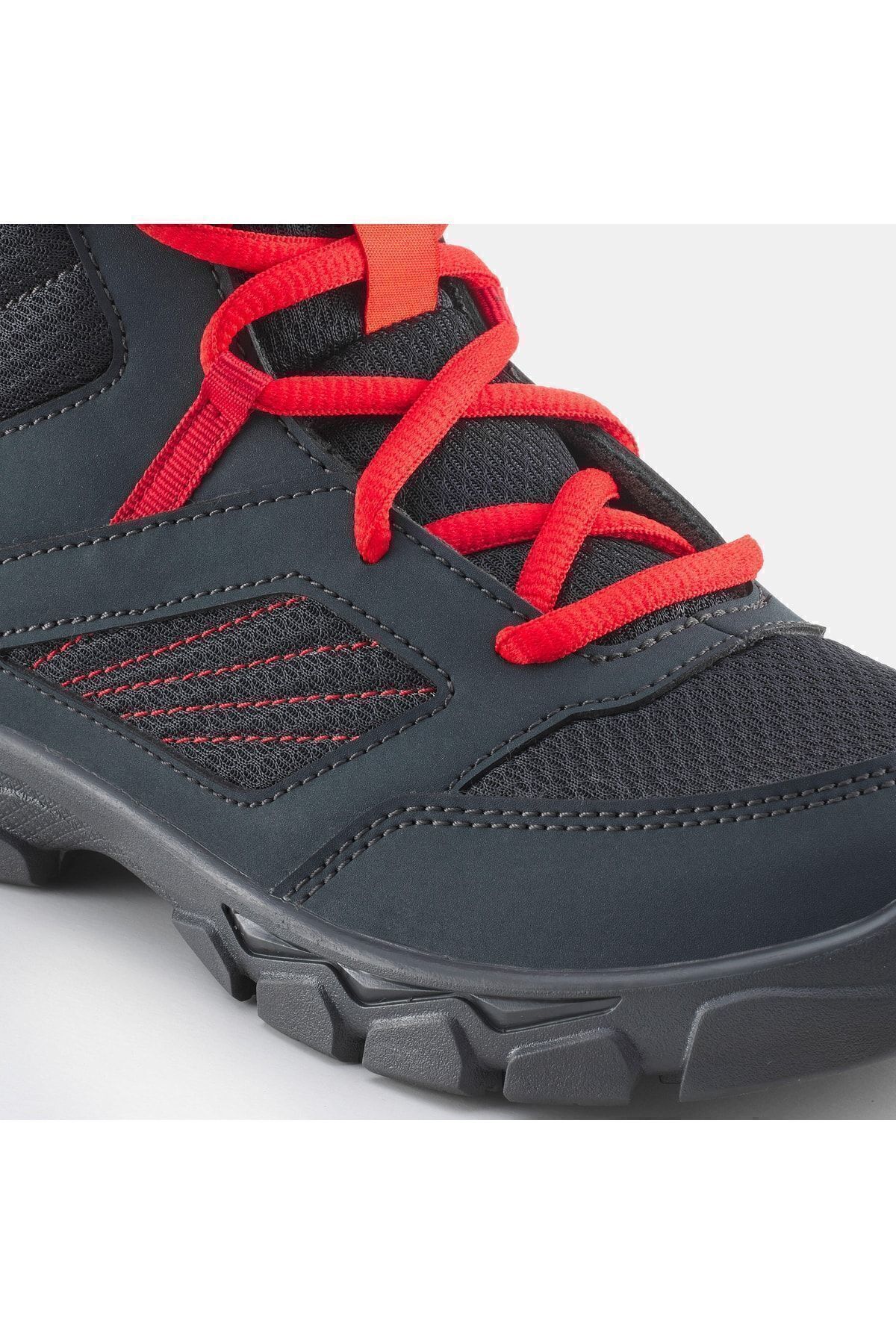 بوت Decathlon دکاتلون بلند بیرونی پسرانه Quechua کچوا - خاکستری تیره - 35 / 38 - Mh100 اورجینال - تصویر 5