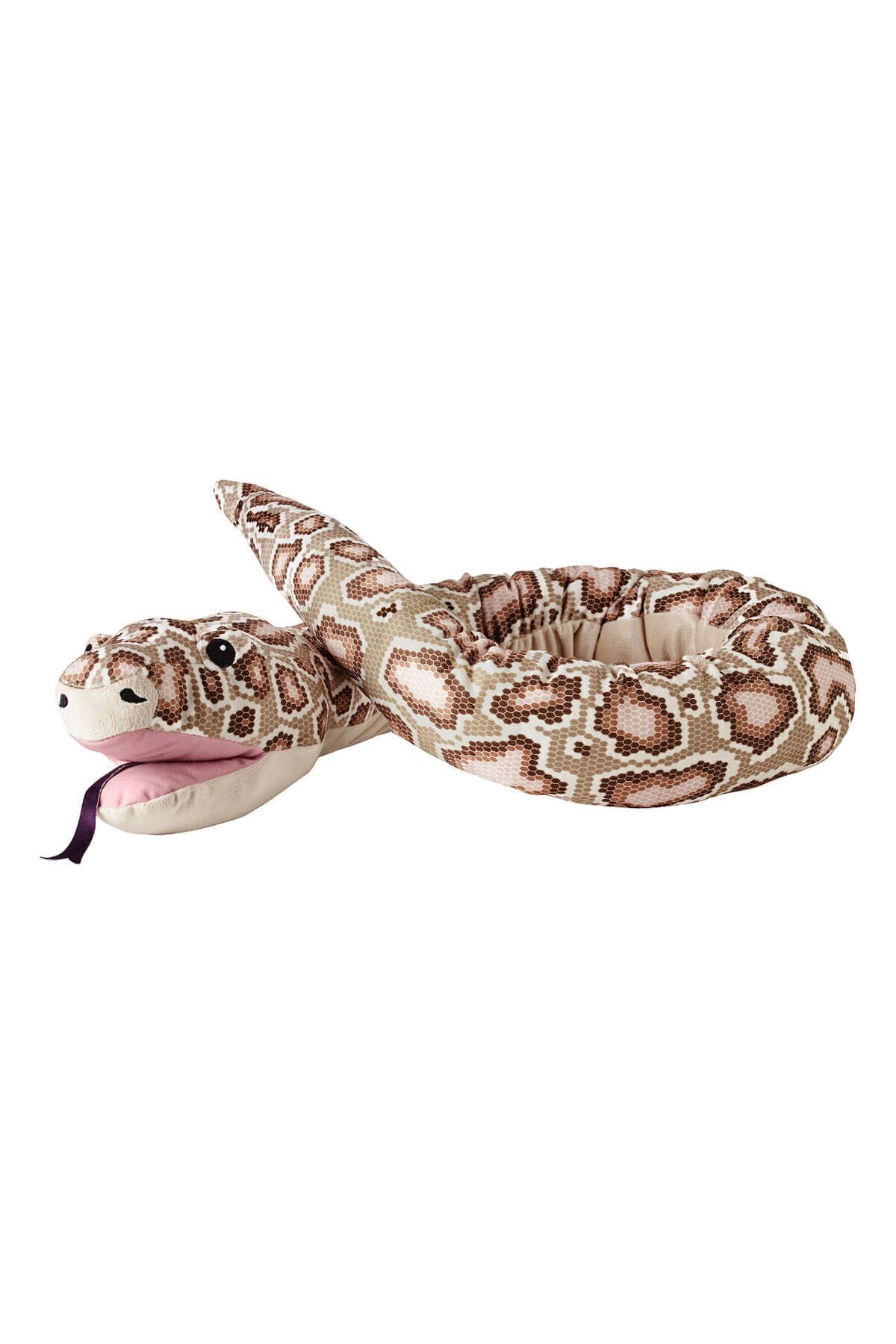 IKEA-2+ Age Snake Glove Puppet Plush Toy 171 Cm Djungelskog White 2