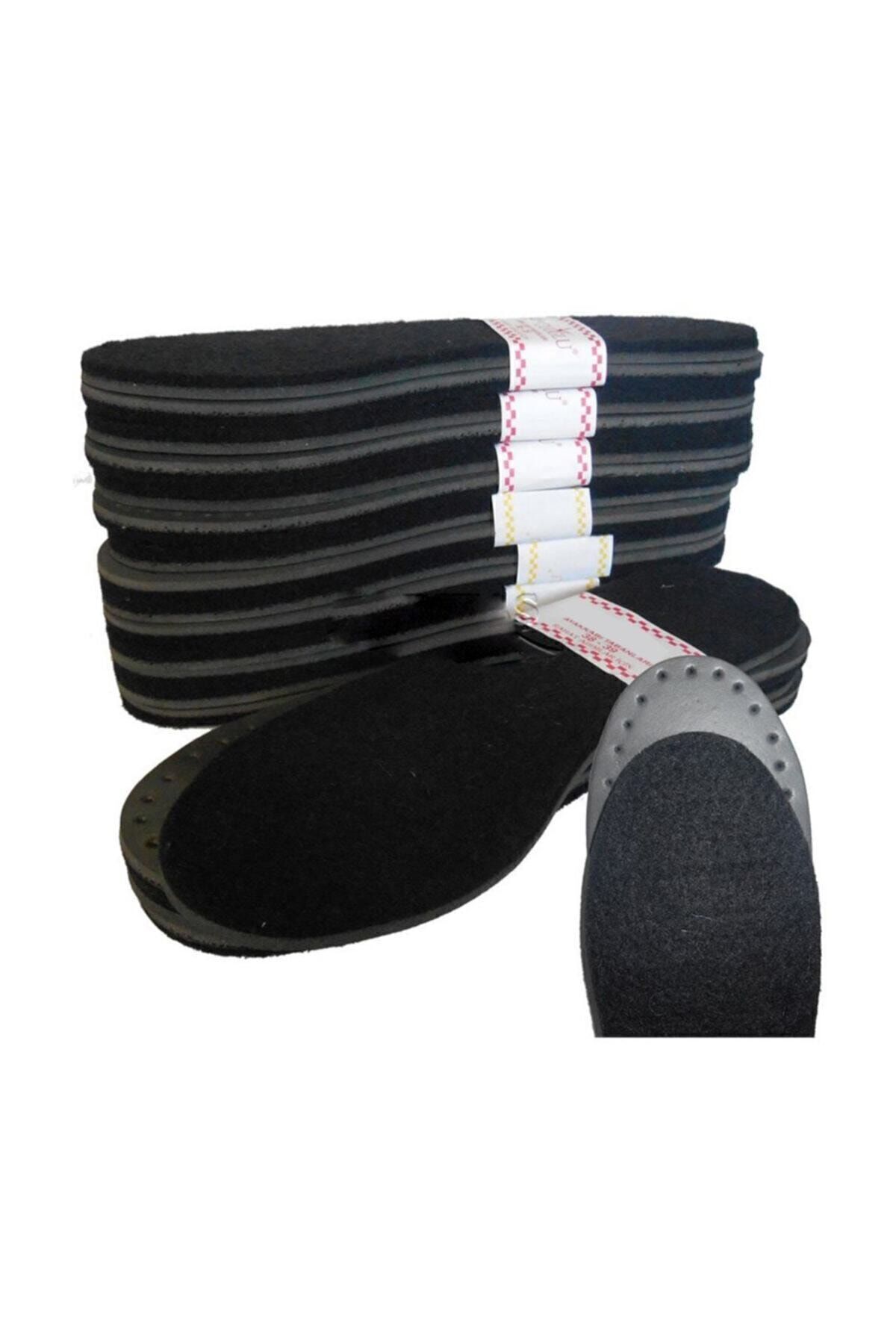 TıkTık AL 12 Adet Keçe Tabanlık Delikli Eva Taban Patik Tabanı 36-37 6 Adet- 38-39 6 Adet