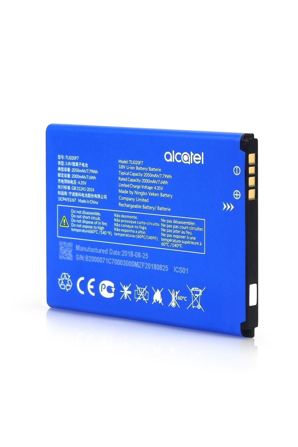 Alcatel One Touch Tli020f1 Pixi4/pop2/ot-7040/7040d/5042 Batarya