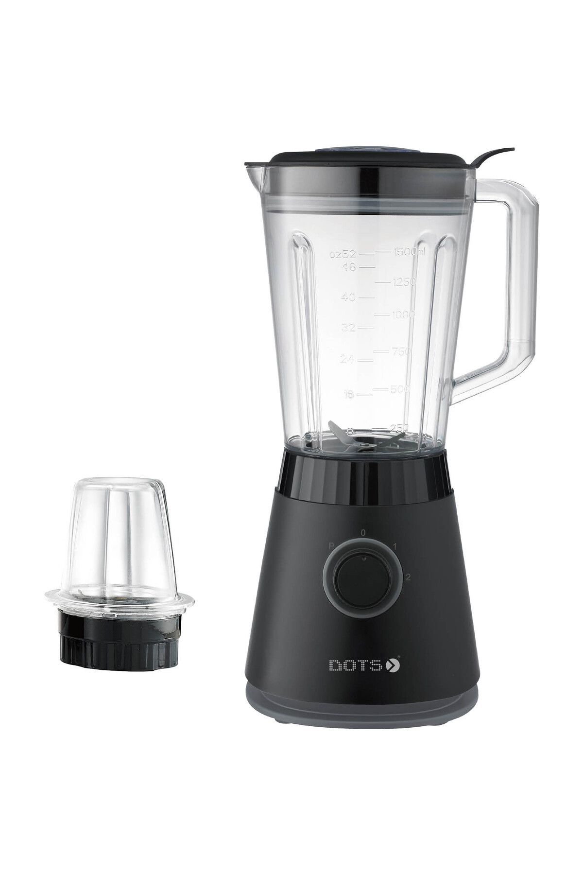 DOTS-2 In 1 Multi Functional Blender 1.5 Liter with Grinder - 600 Watt - Black 1