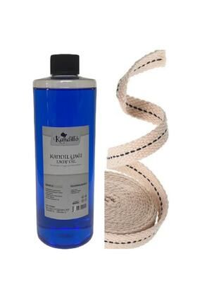 Kandillo Mavi Kandil Yağı Kokusuz Dumansız Iç Mekan Gaz Lambası Yakıtı 400 ml...