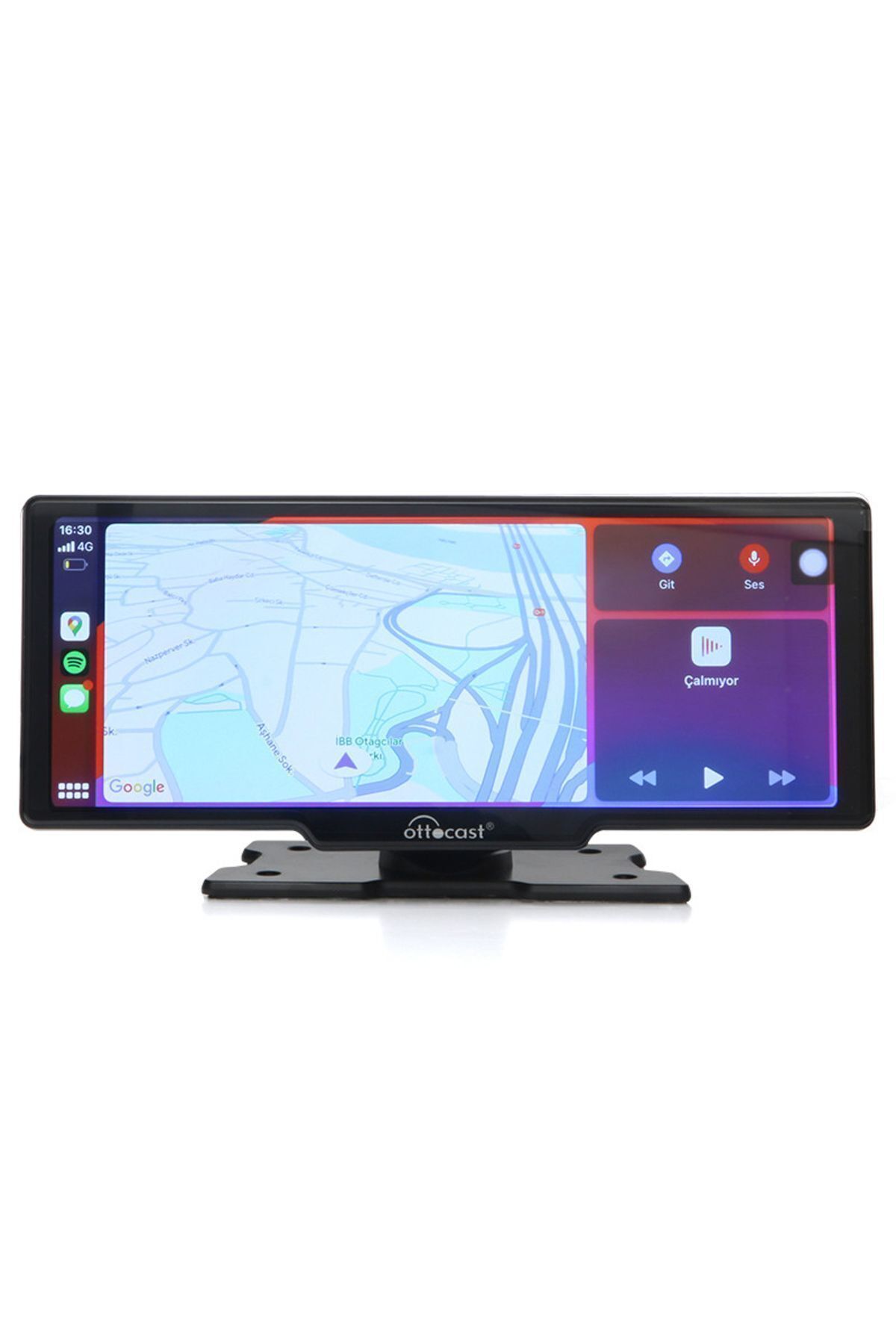 Ottocast-10'' Portable Apple Carplay - Android Auto/Airplay Cast, Car Display with Front and Rear Camera 4