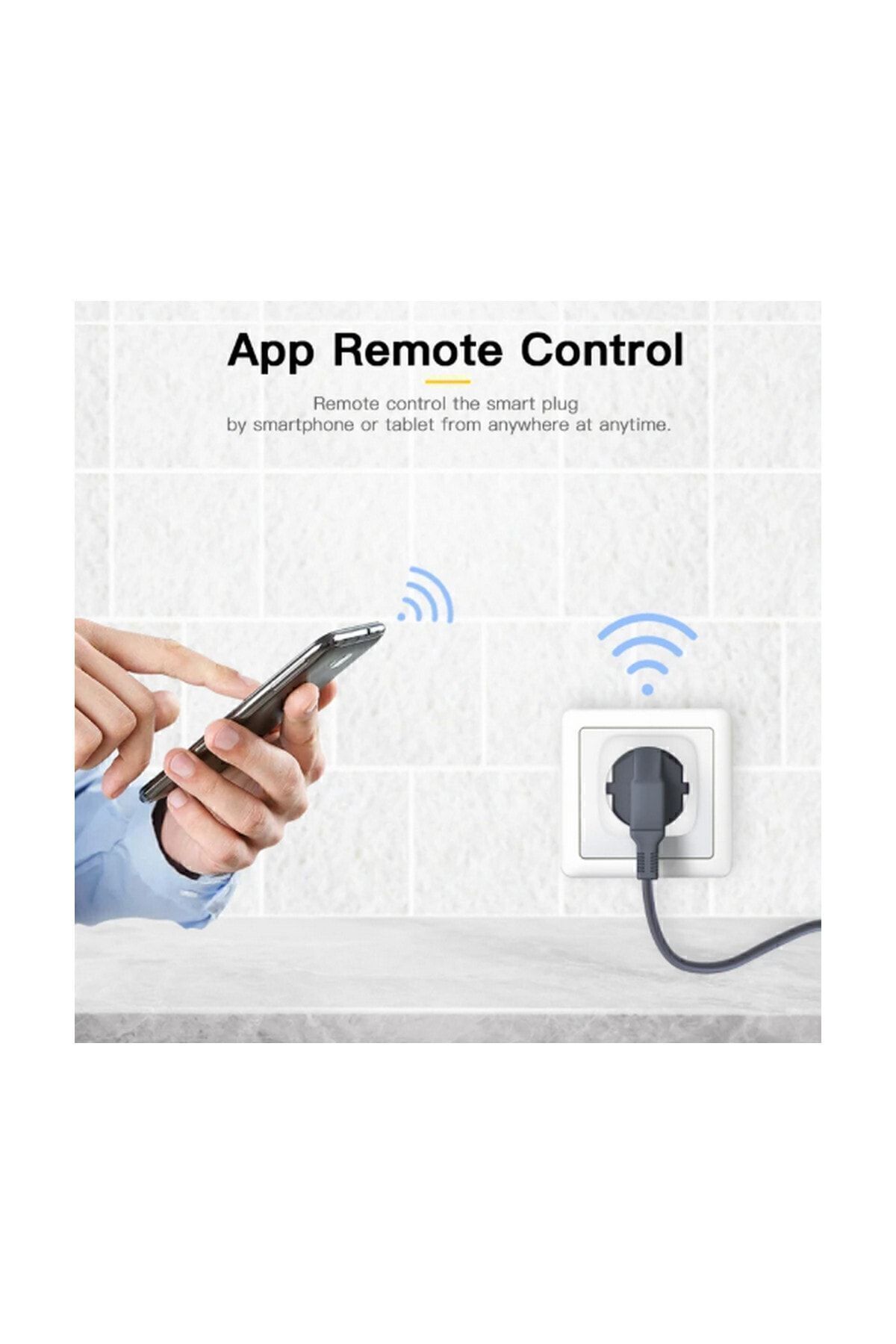 Vothoon-Surge Protected Smart Socket Wifi Tuya Supported Android And Ios 4