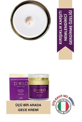 DORO MASSİMO FAZZİ Doro Gece Yüz Bakım Kremi Gerdirme Parlatıcı Kırışıklık Ka...