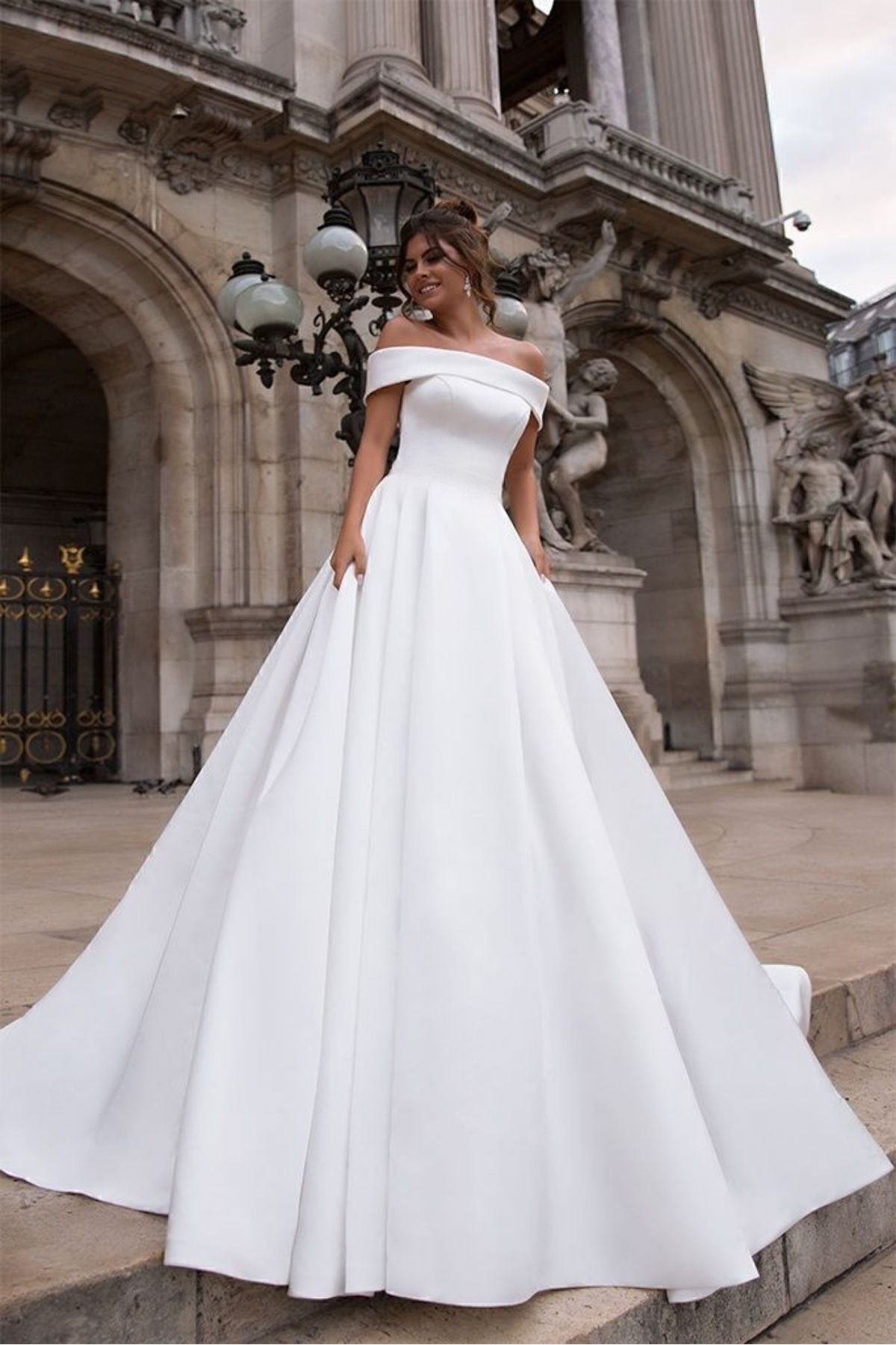 robe de mariée en satin