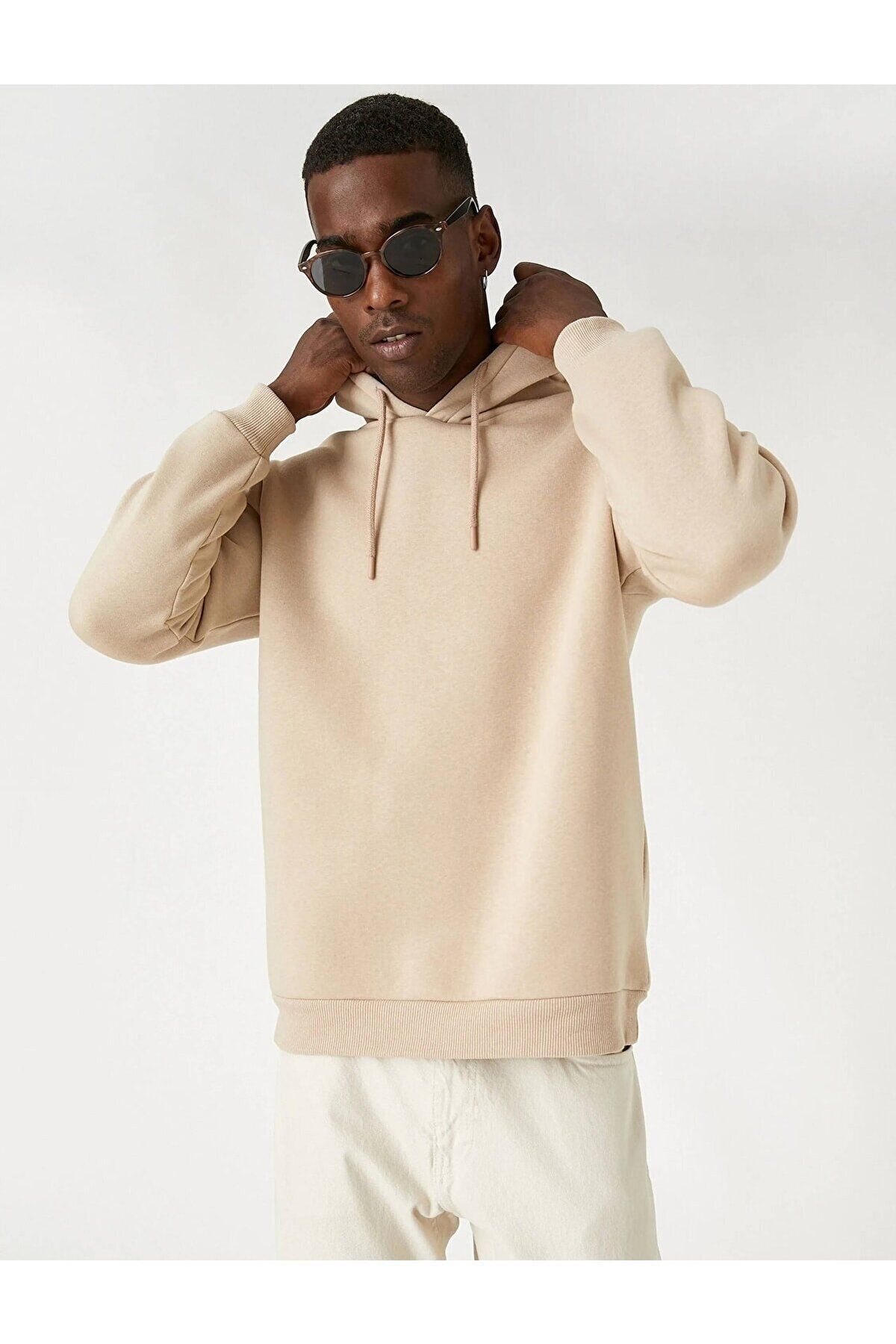 سویشرت مردانه بژ کوتون | SS0000000015529 اورجینال - تصویر 2