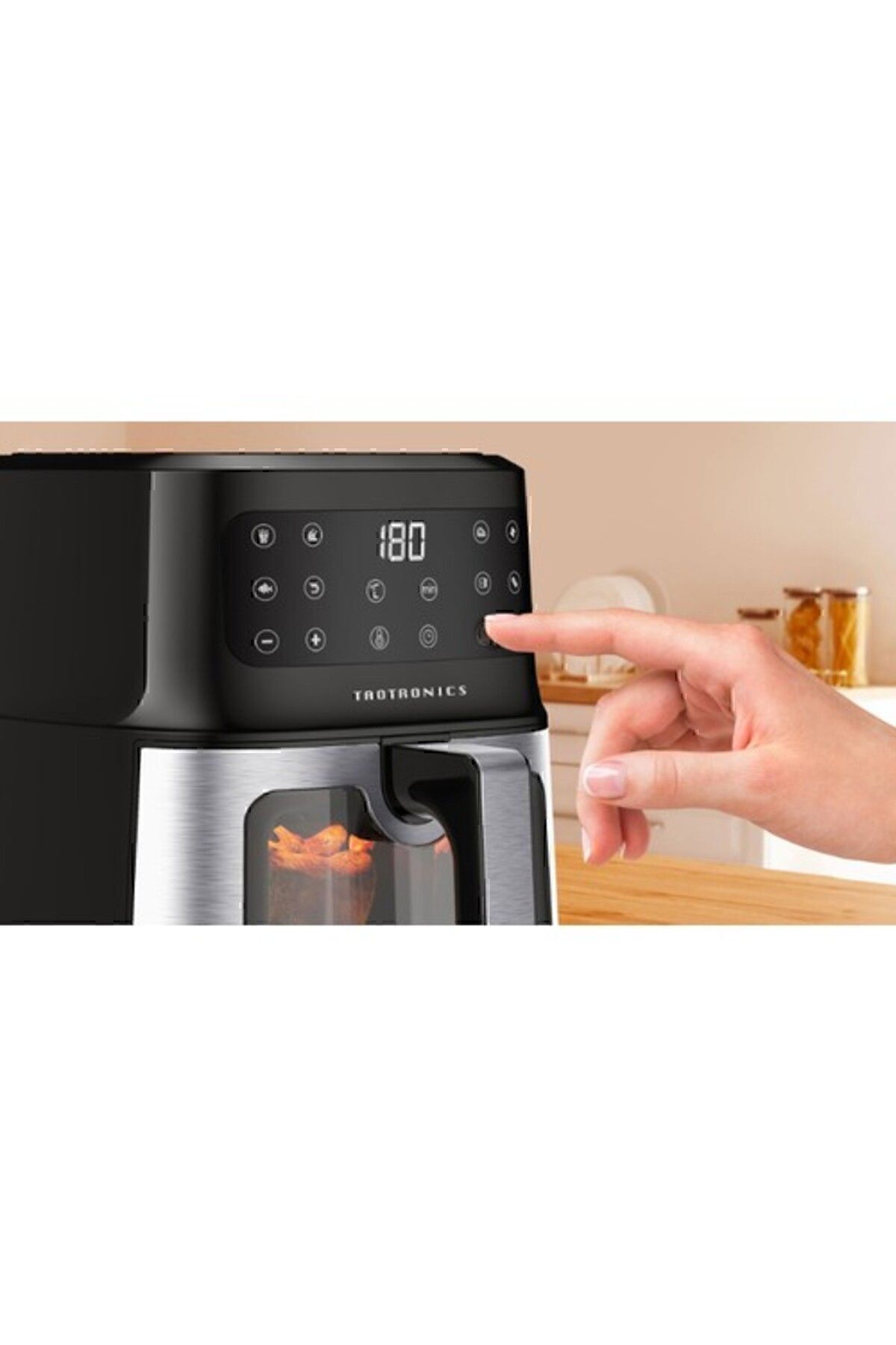 TaoTronics-Tao Tronics Tt-Af011 5 L 8 Function Glass Air Fryer 3