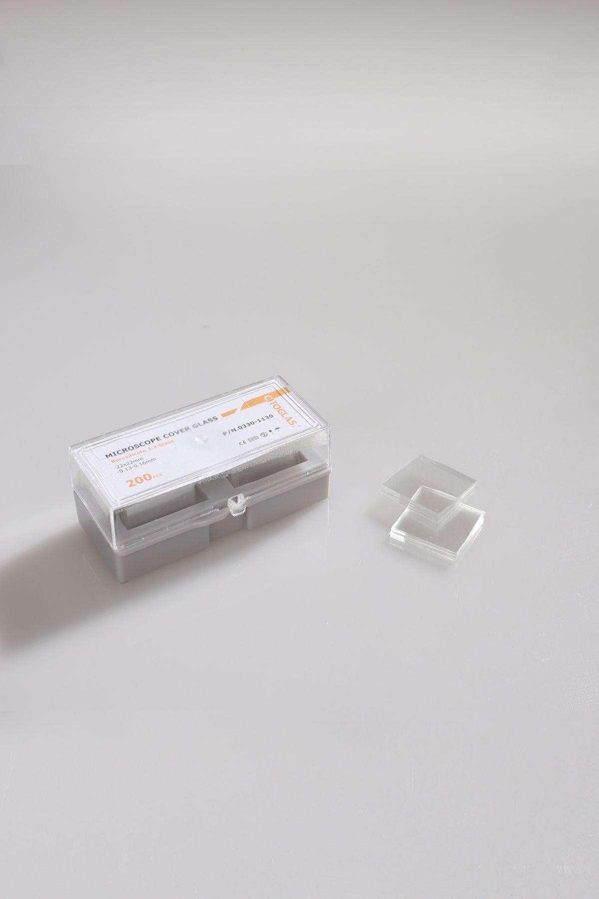 CITOGLAS LAMEL, 22X22 mm (200 adet)