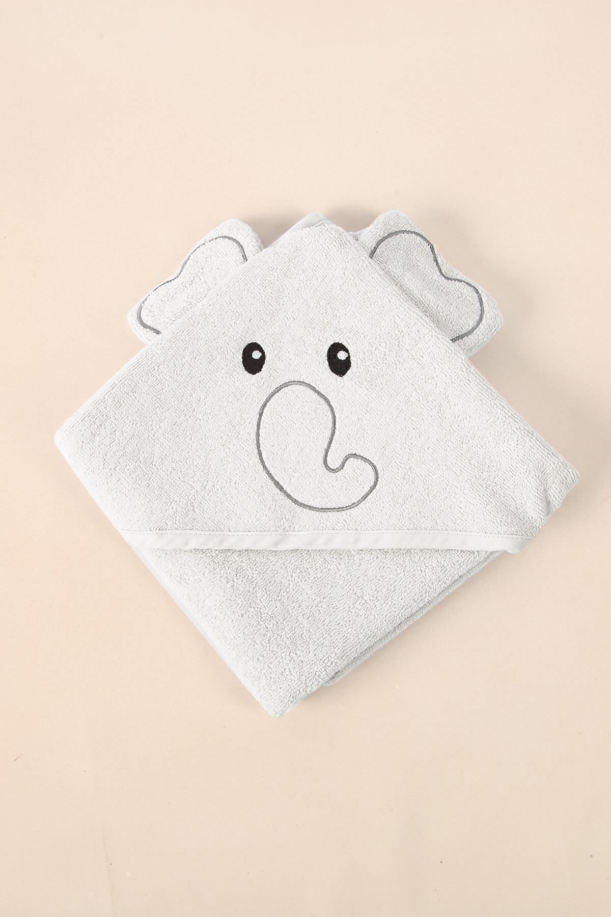 İrya Jumbo Kundak Havlu Açık Gri 75x75