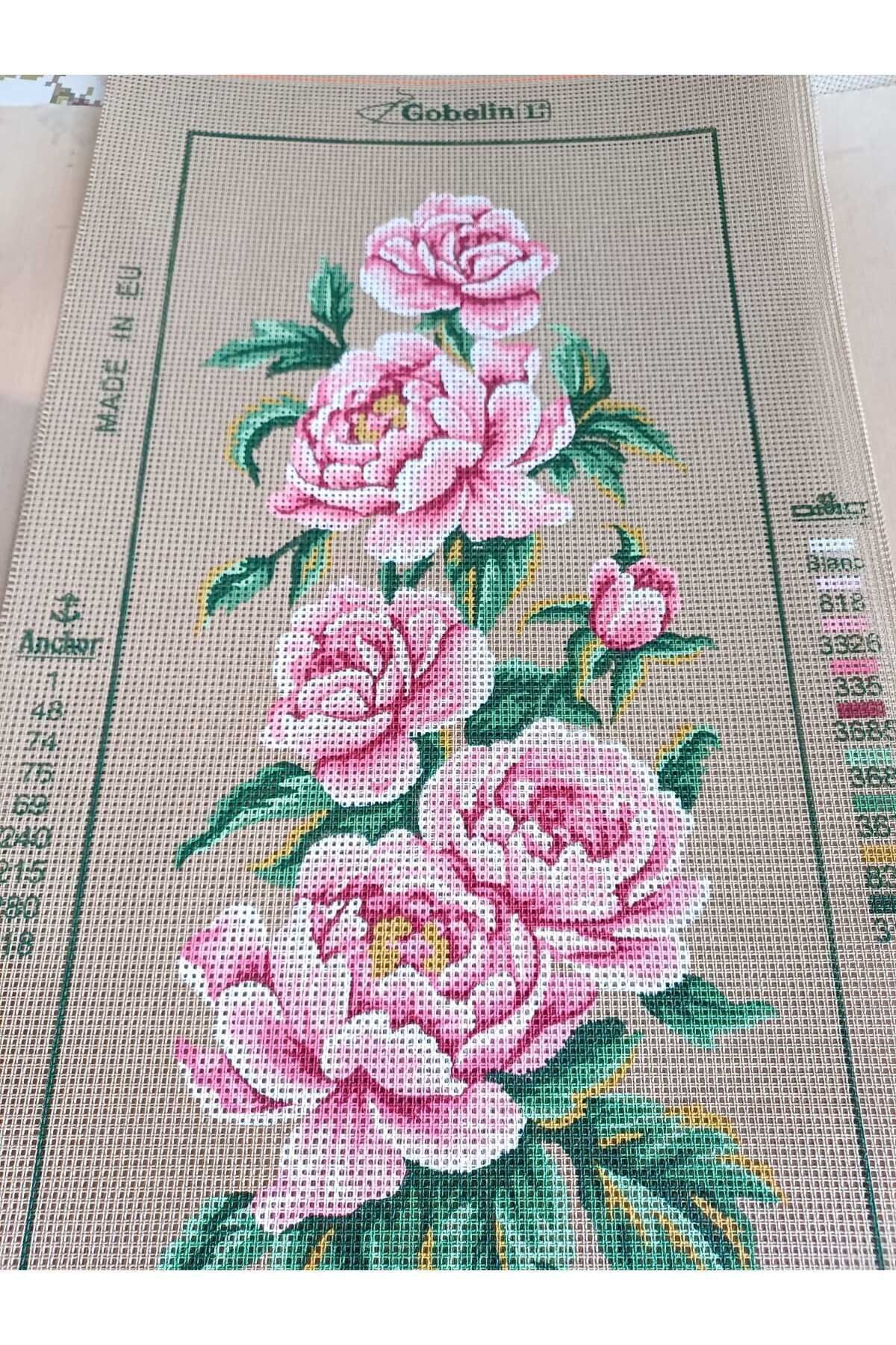 gobelin-30*60 cm goblein with roses tapestry without string 1