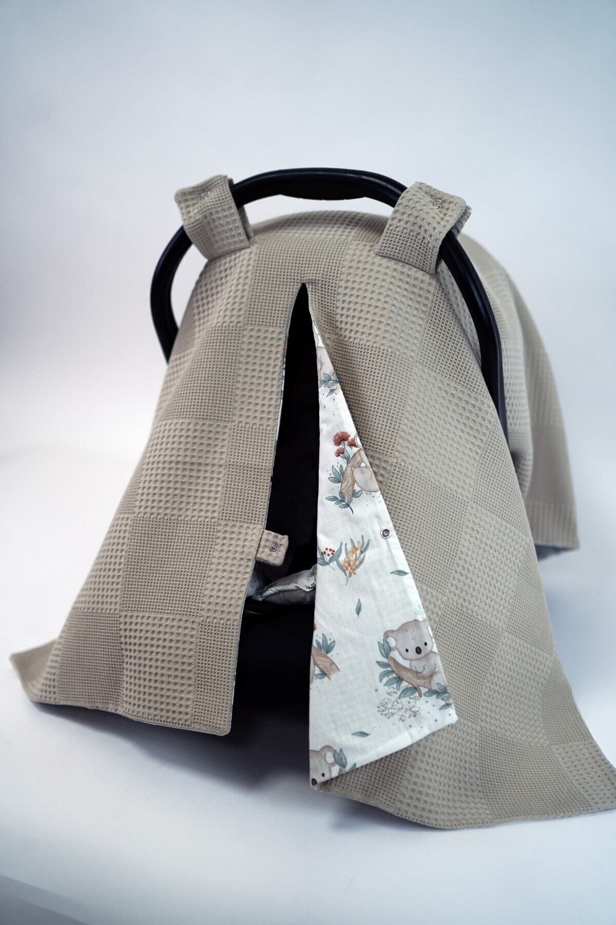 Masallar Diyarı Kapiçino/minik Koala Puset Örtüsü Ve Minderi fotoğrafı 3 (önizleme)