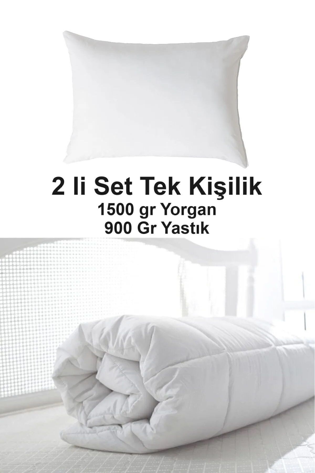housein Roll Pack Tek Kişilik Yastık&yorgan Seti Yıkanabilir