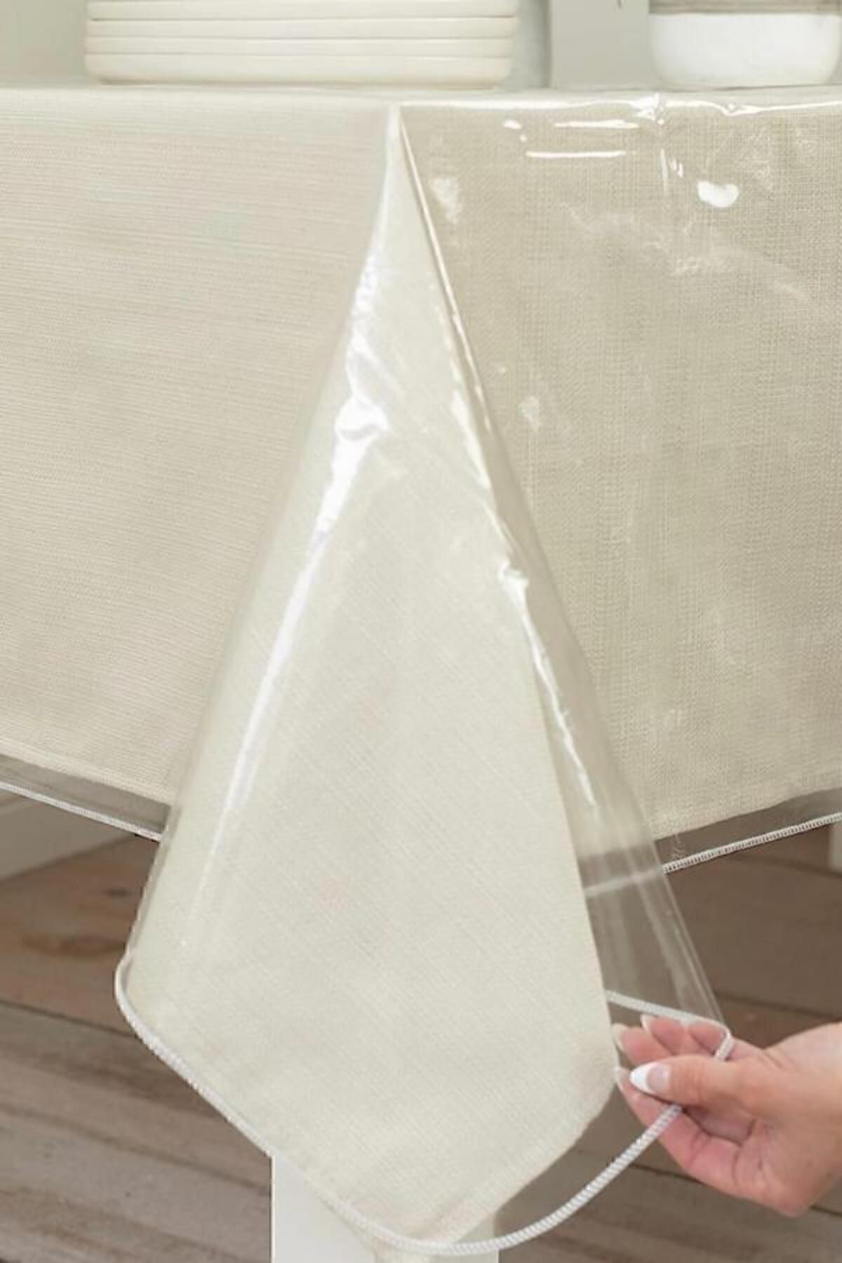 masque de table pvc supprimable recousé