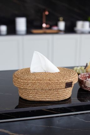 Comfort Craft Jüt Hasır Peçetelik | Şık ve Fonksiyonel Peçete Kutusu
