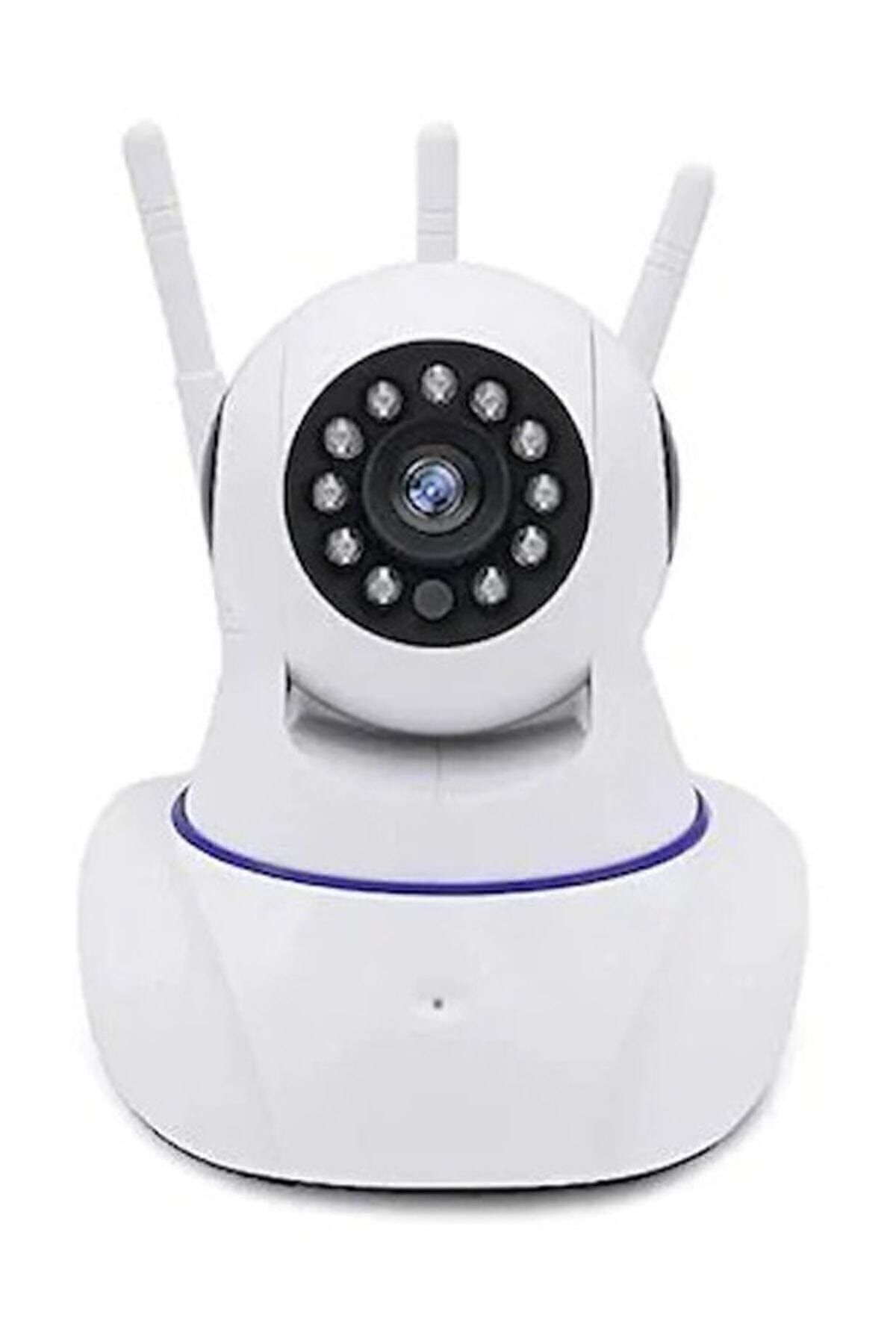 Kingboss Gece Görüşlü Hd 360 Derece Wifi Ip Kamera Bebek Kamerası fotoğrafı 2 (önizleme)