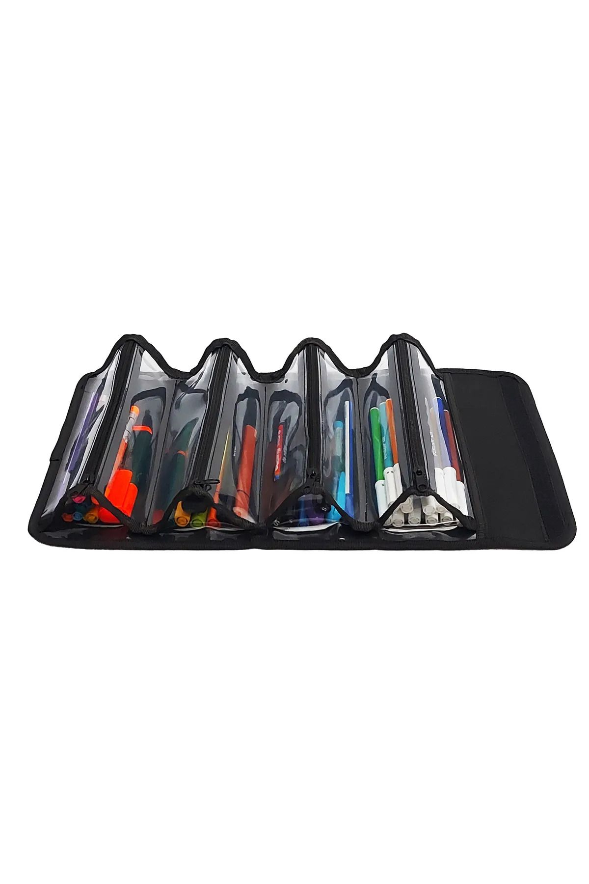 Skaer Apex X-CASE KALEM ÇANTASI XC-03 SİYAH DÖRT BÖLMELİ - Fiyatı