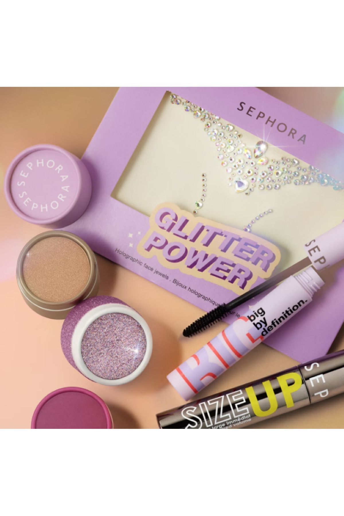 SEPHORA-Glitter Power - Multi-Purpose Triple Headlamp Set, Experience the Power of Glitter (3 x 1.5 g) 1