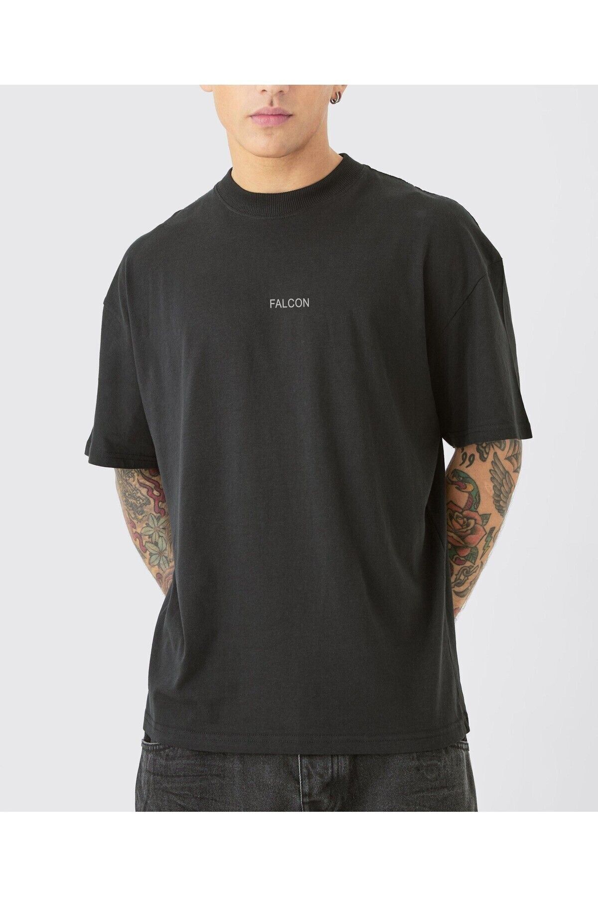 Uniquetex  VEK F-16 Erkek T-shirt Oversize - Görsel 2