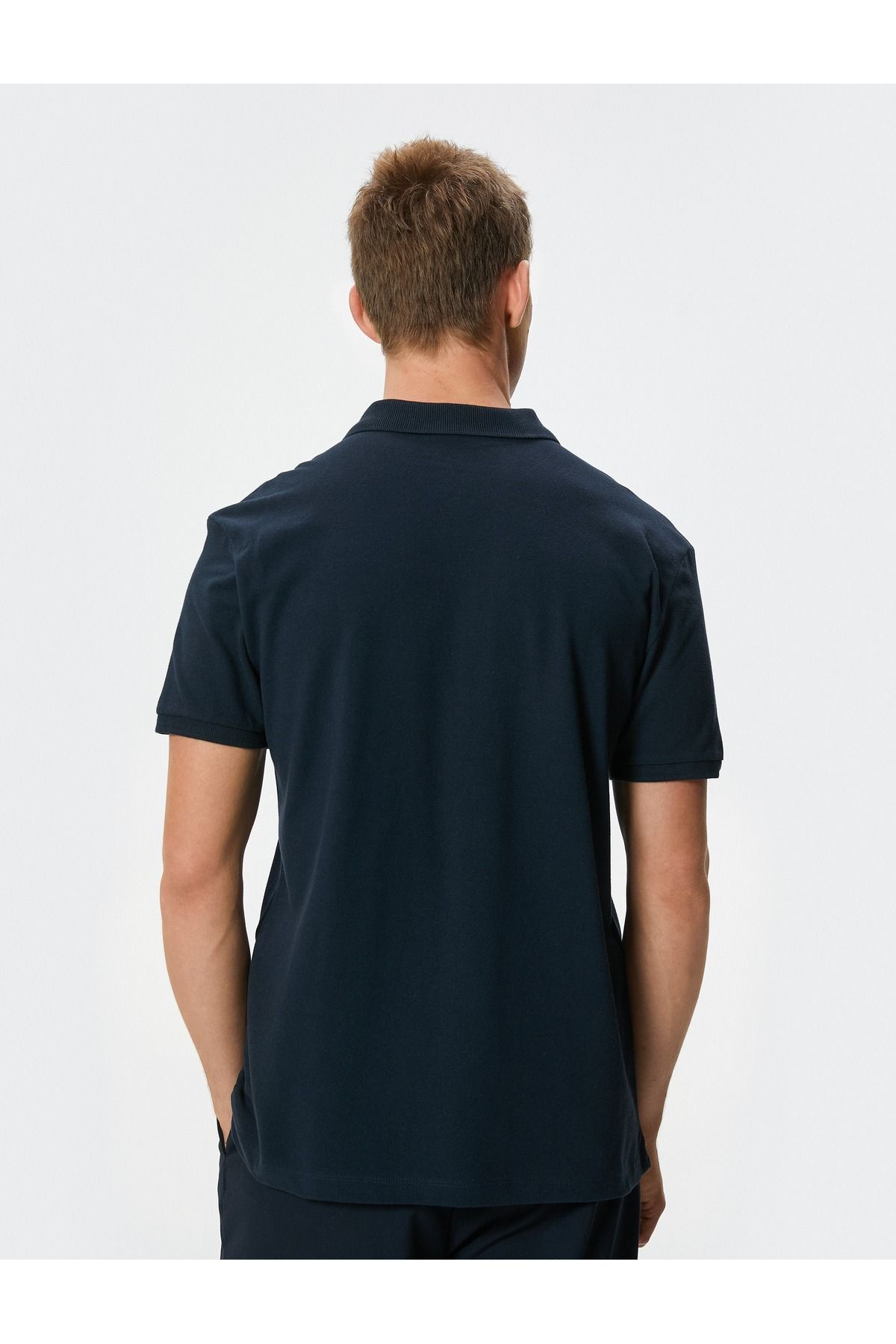 تیشرت مردانه آبی سرمه ای کوتون | SS0000000035797 اورجینال - تصویر 4