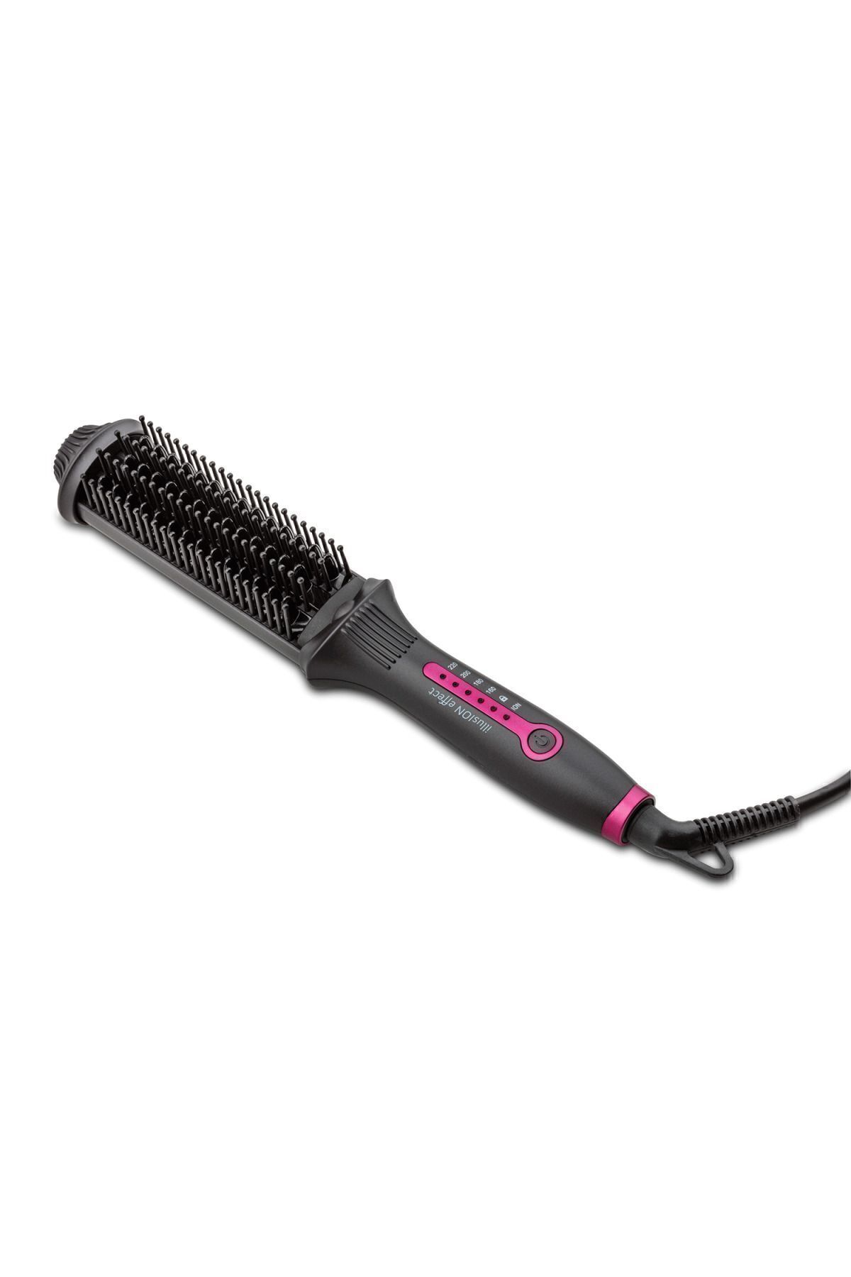 Fakir Illusion Effect Electric Hair Straightener Brush Anthracite