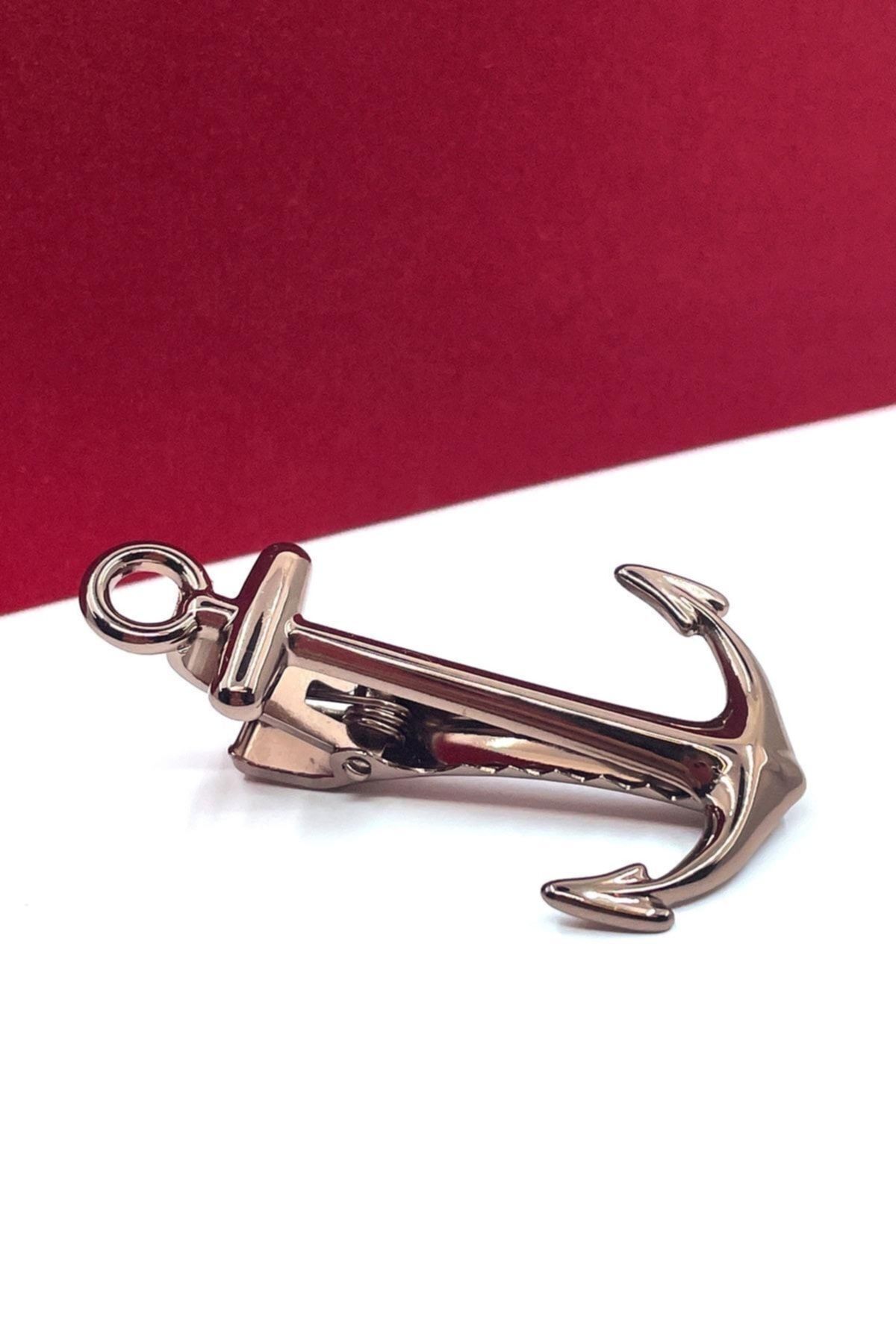  سنجاق کراوات برنزی طرح لنگر Kıy709