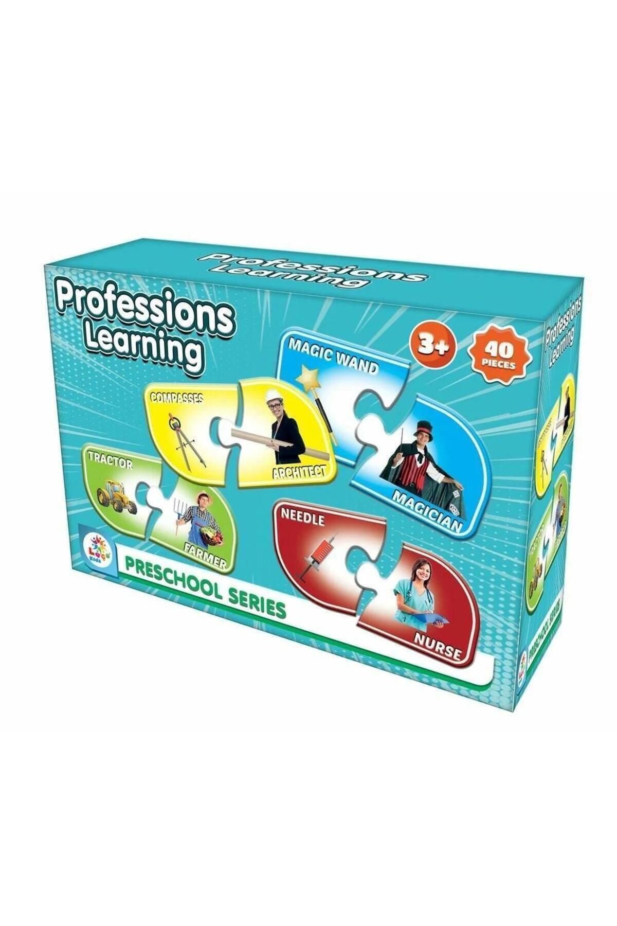 School Preparation - I am Learning Illustrated English Educational Professions 40 Pieces