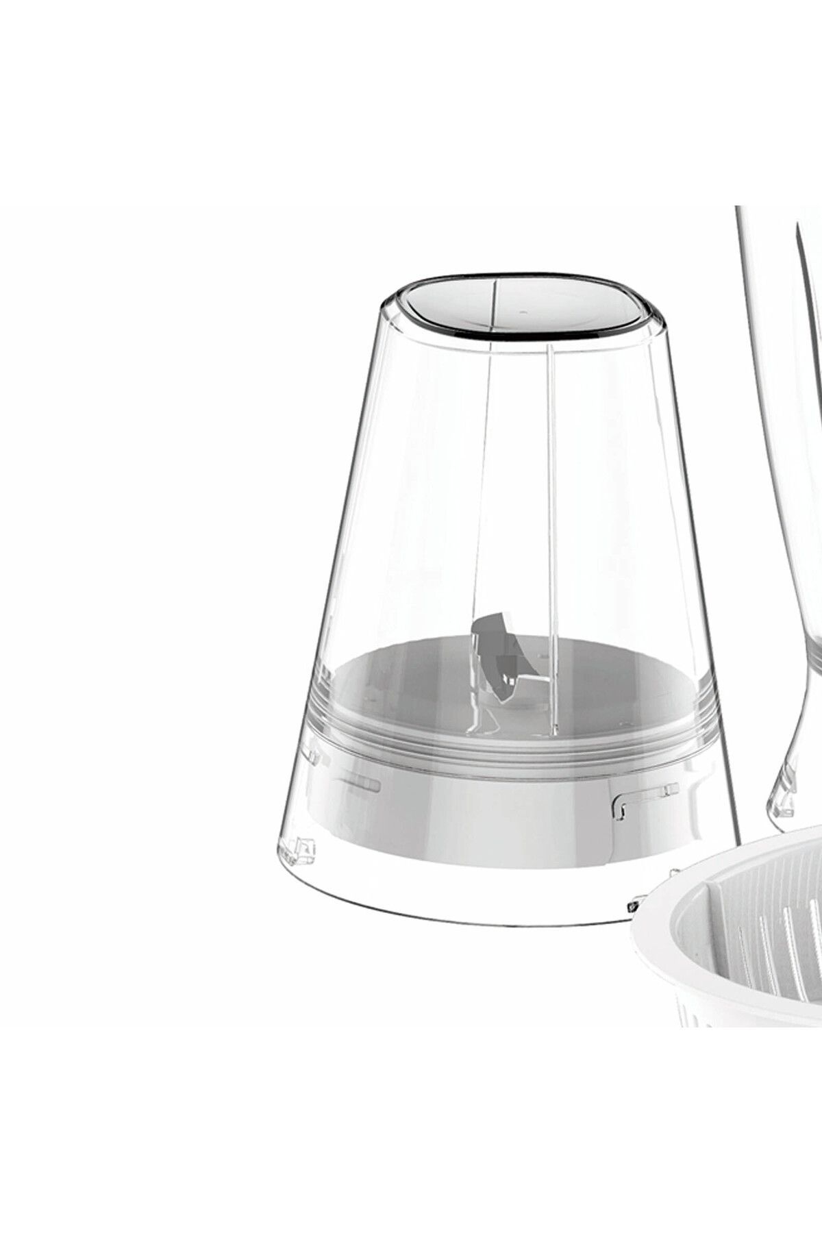 DOTS-Multi-Functional Food Processor with Various Chopping Blades - 2.1 Liters - 500-800 Watt - White 2
