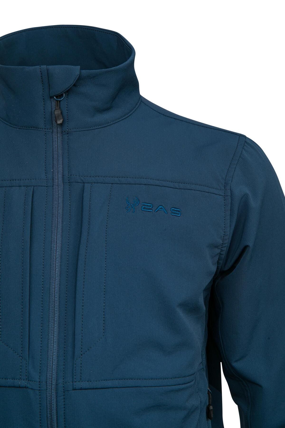 2AS-Ανδρικό μπουφάν Navy Blue Walker Merino Wool 3