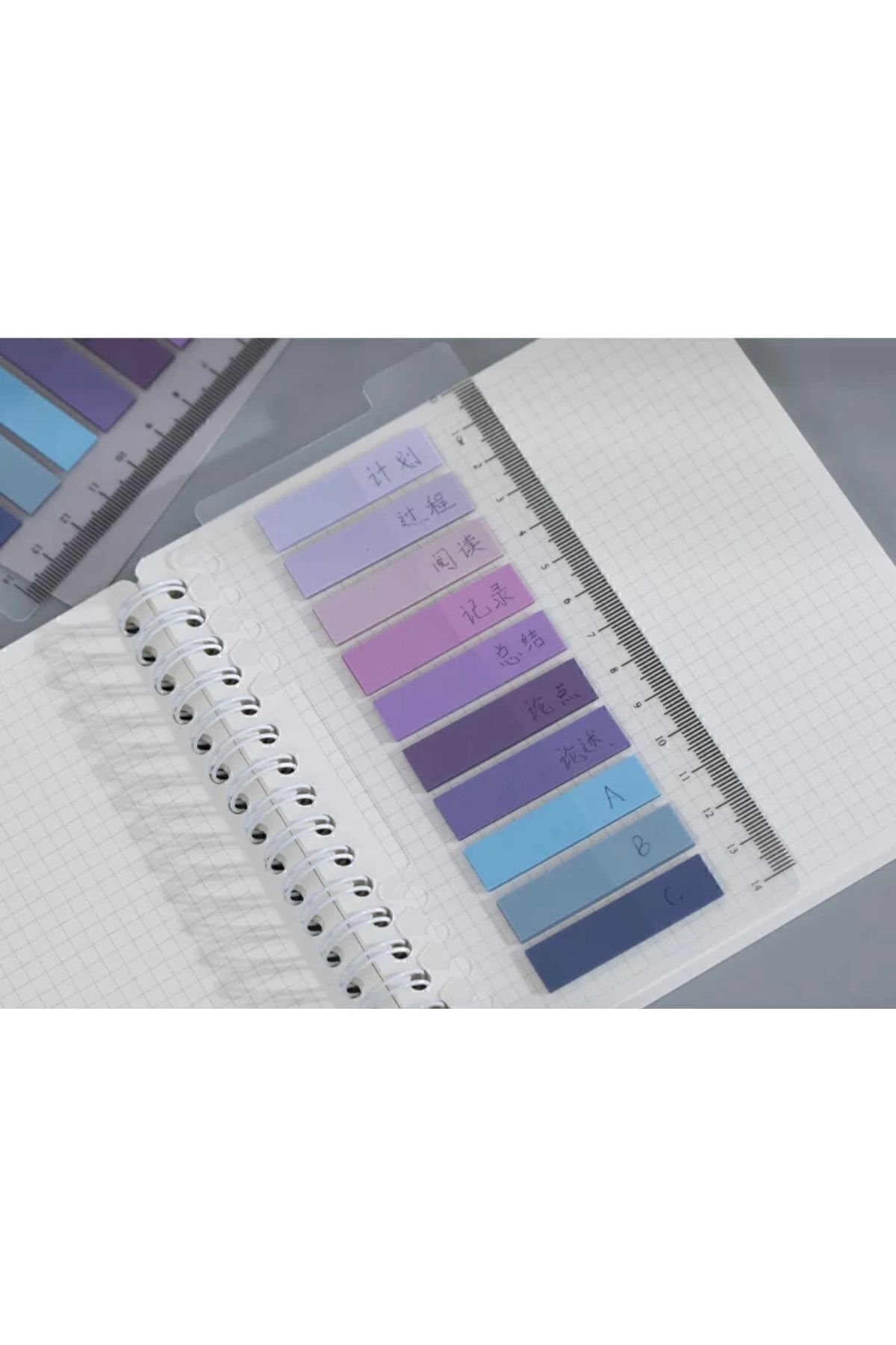 Muji-Bookishoop Color Note Post-it 2