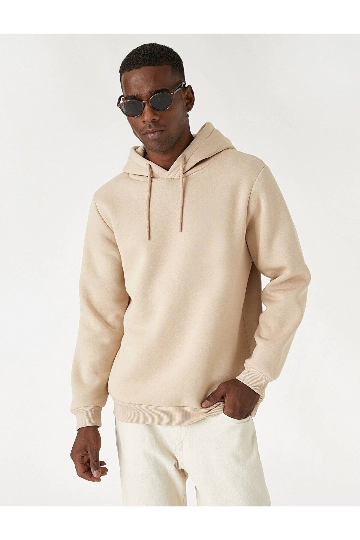 سویشرت مردانه بژ کوتون | SS0000000015529 اورجینال - تصویر 3