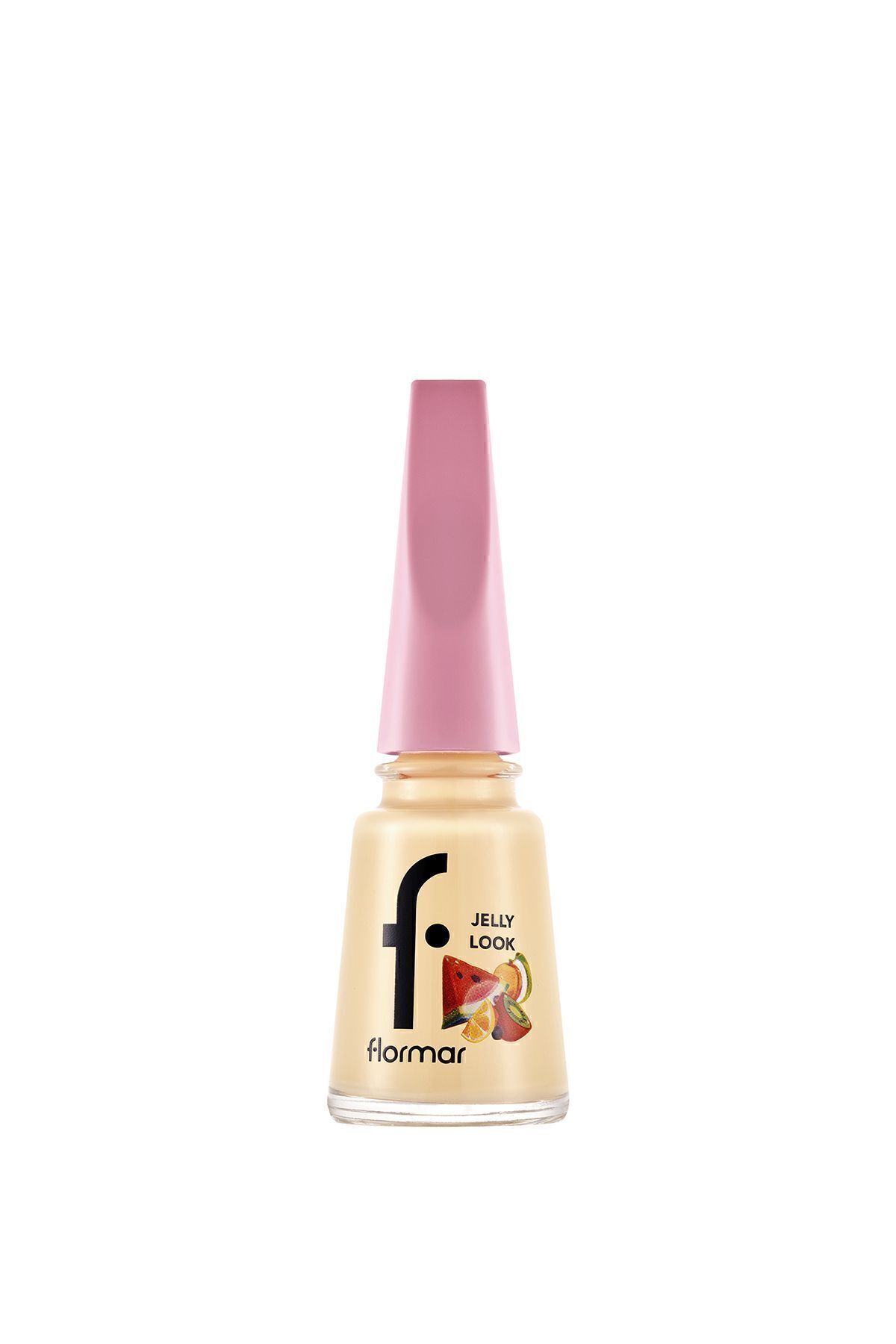 لاک ناخن ژله لوک دارای رنگدانه و براق فینیش Flormar
