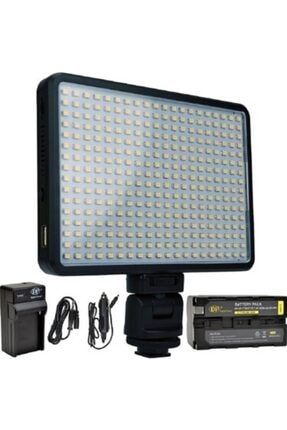 Pro Led-320 Video Kamera Işığı Tepe Lambası Led Işık F770 Pil Ve Şarjla Birlikte fttkdp320
