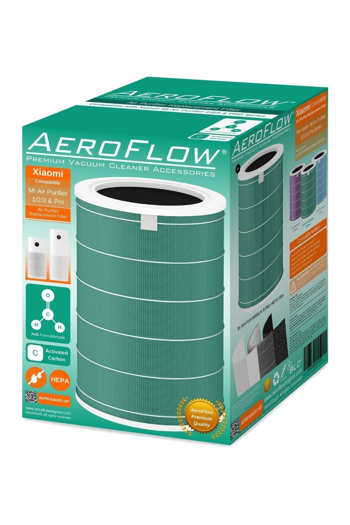 AeroFlow Xiaomi Mi Air Purifier 2 (2c-2h-2s) Serisi Hava Temizleyici Anti-formaldehit Filtre (garantili)