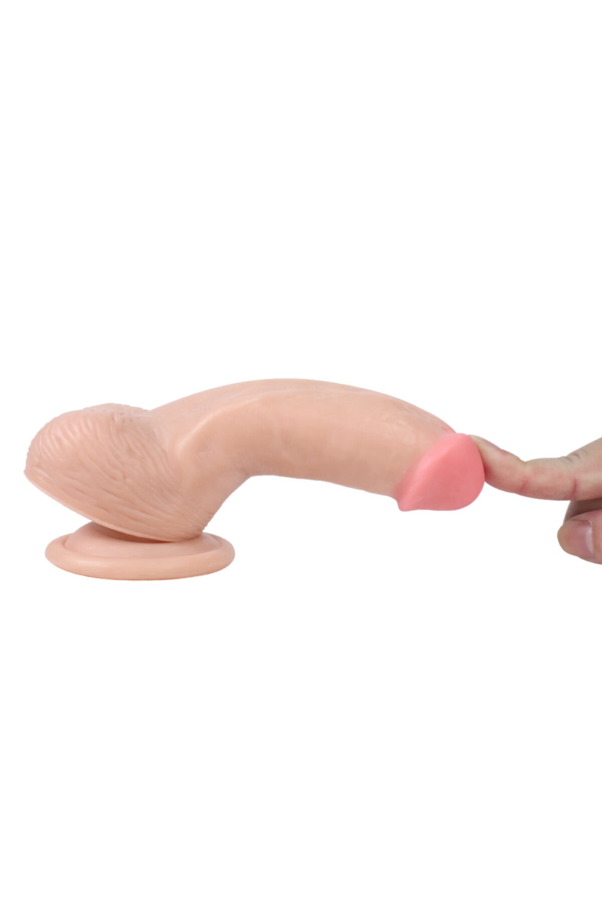Realistik Penis 16 Cm Et Dokusu Anal Vajinal Dildo 2