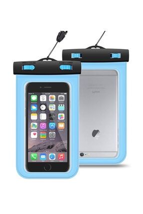Tüm Telefonlarla Uyumlu Su Geçirmez Waterproof Su Altı Cep Telefonu Kılıfı Boyun Askılı Kılıf UT1042