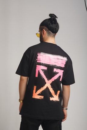 X Siyah Oversize T-shirt OWX10