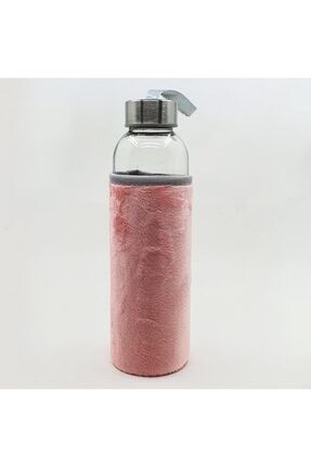 Peluş Kılıflı Cam Su Şişesi 500 Ml SK2021000081