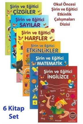 Okul Öncesi Şirin Ve Eğitici Etkinlik Çalışmaları Dizisi (6 Kitap Set) Kitapaloku0000018002