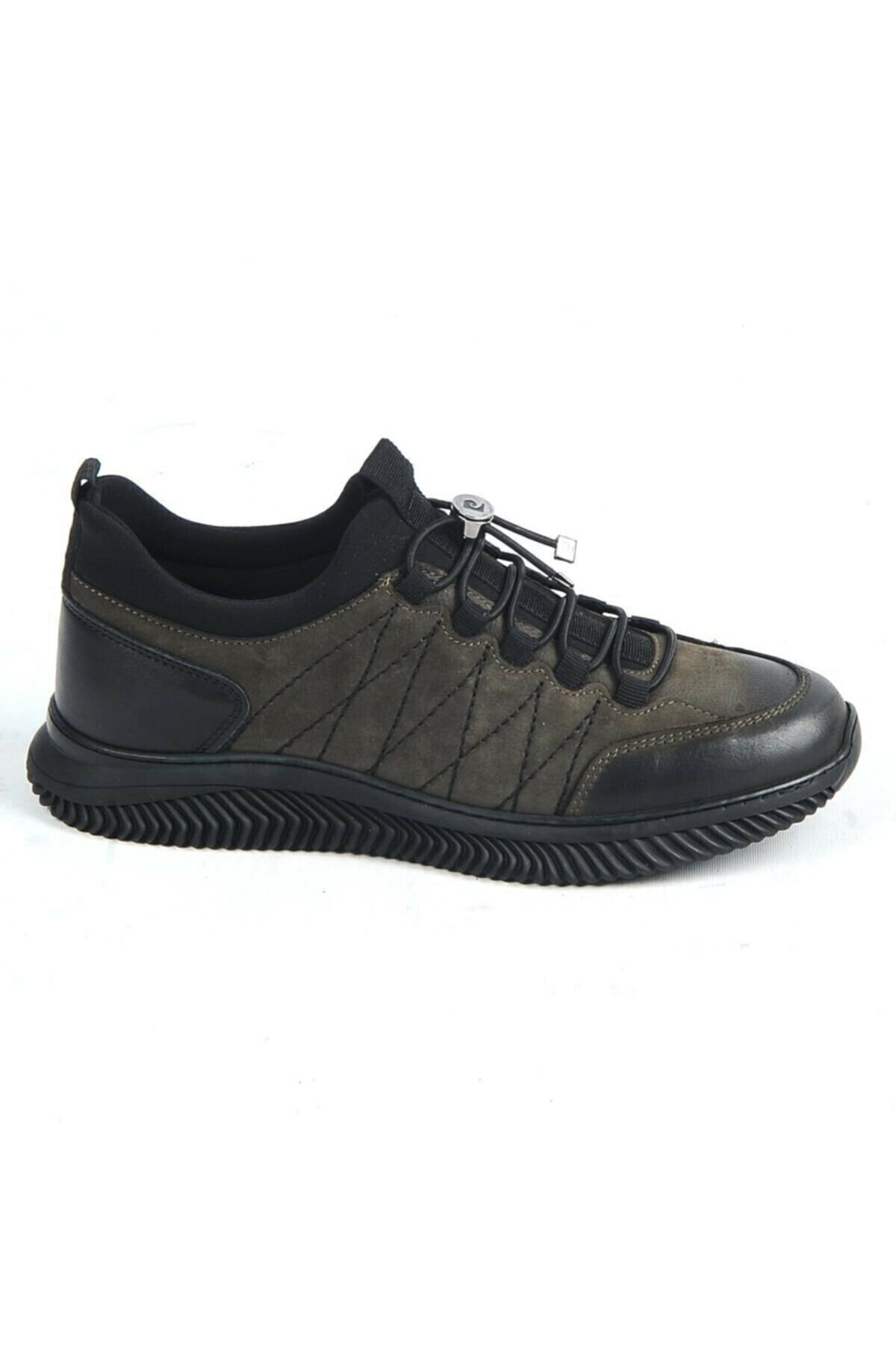 کتانی تمرین و دویدن پیر کاردین مردانه  خاکی        Casual / کژوال | Pierre Cardin 77541 Haki NubukV2 - تصویر 3
